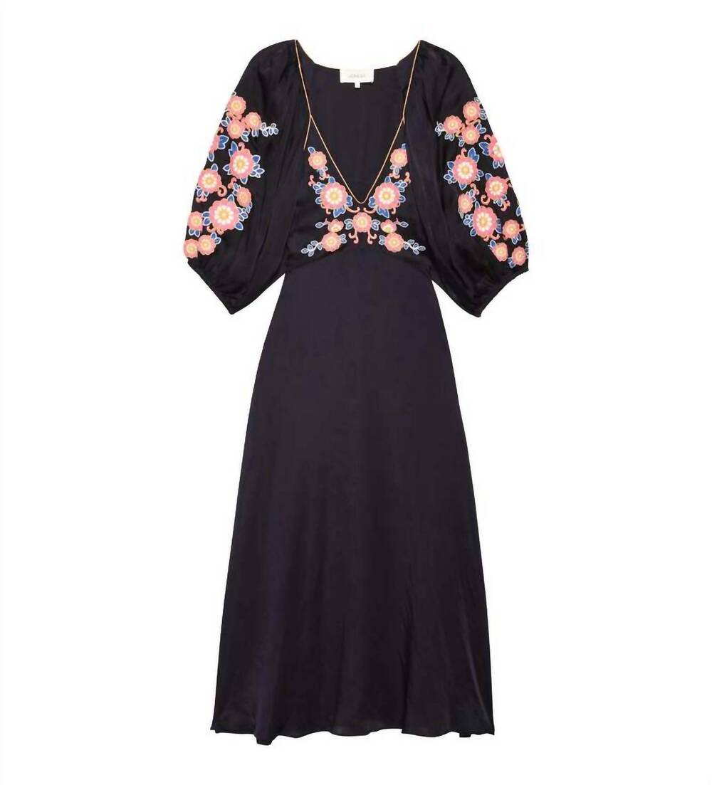 NEW THE GREAT. women's the sagebrush dress in blue